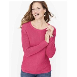 Talbots‎ Pink Sweater Long Sleeve Knit Size XL
